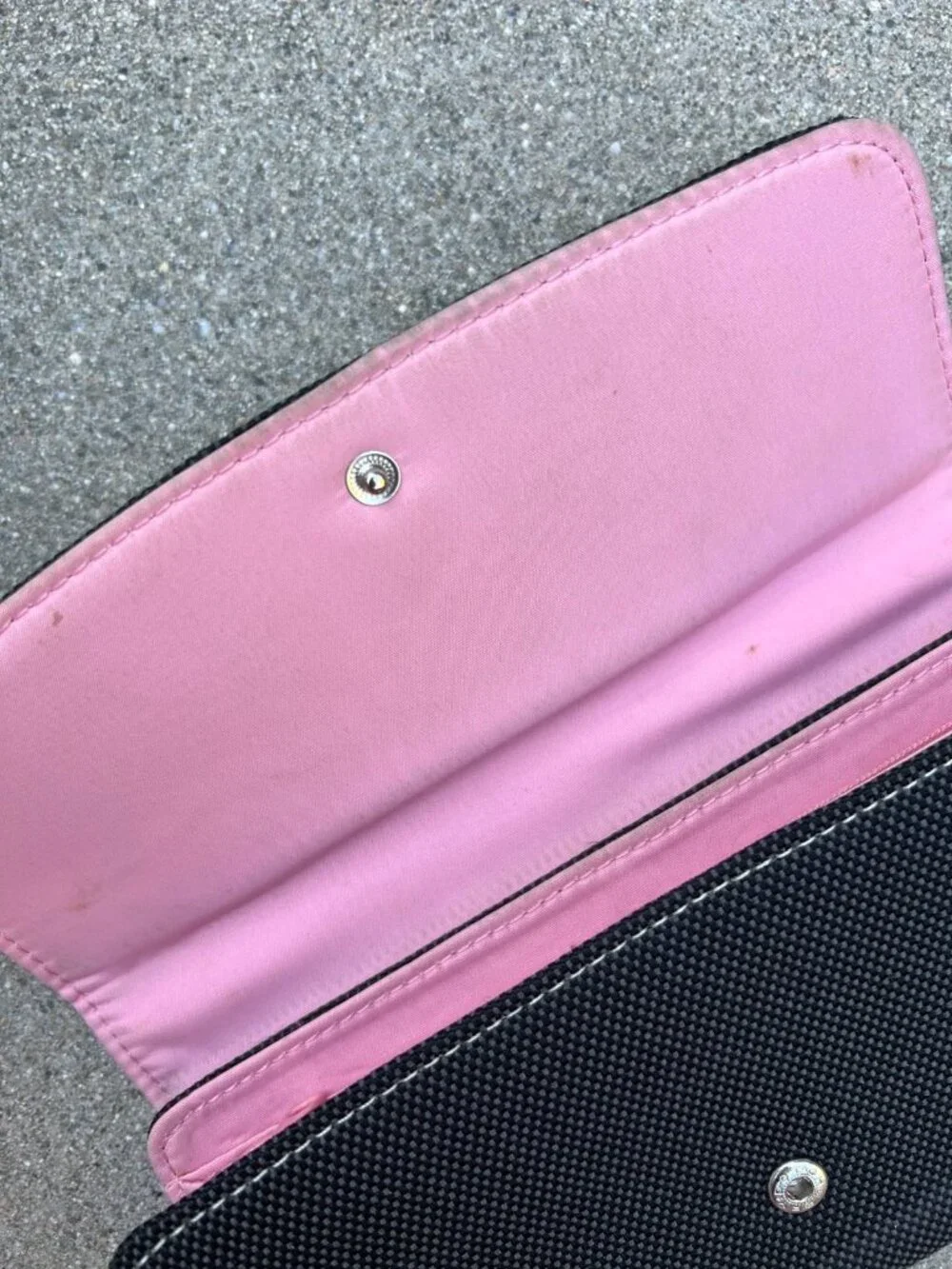 TOMMY HILFIGER Wallet Clutch Black Card Money Holder